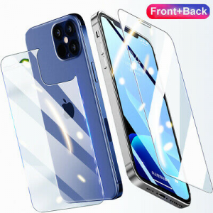 Screen Protector For iPhone 11 Full Cover Front Back Tempered Glass 9H