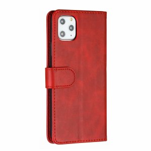 Flip Case For iPhone 13 Pro Wallet with Zip and Card Holder Red