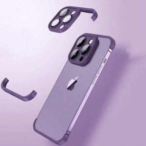 Corner Pad Protection For iPhone 14 Pro Max in Purple