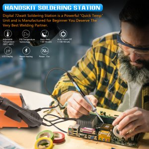 Rework Soldering Iron Station HandsKit ST12A 2 in 1 Digital Hot Air