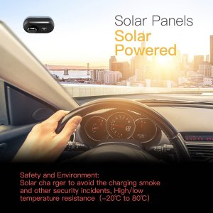 Bluetooth Earphone Solar Powered with In Car Solar Charging Dock