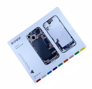 Magnetic Screw Mat For iPhone 15 Repair Disassembly Help Training Guide