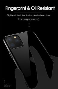 Case For iPhone 11 Pro Clear Silicone With Black Edge