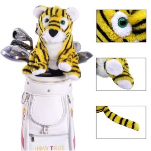 Fluffy tiger big Golf Club Wood Head Cover For #1 Driver