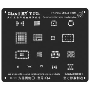 Stencil For iPhone 5 5s QianLi ToolPlus 3D iBlack For Base Band Module