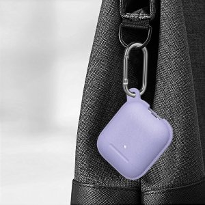 Case For Apple Airpods With Hanger And Hole For LED Papaya
