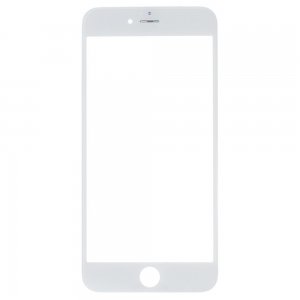 Glass Lens For iPhone 6s Plus on Frame with OCA Layer Cold Press White 3 in 1