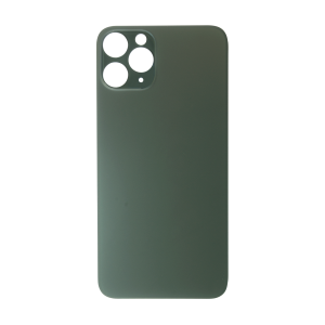 Glass Back For iPhone 11 Pro Plain in Green