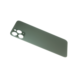 Glass Back For iPhone 11 Pro Max Plain in Green
