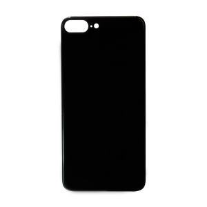 Glass Back For iPhone 8 Plus Plain in Black