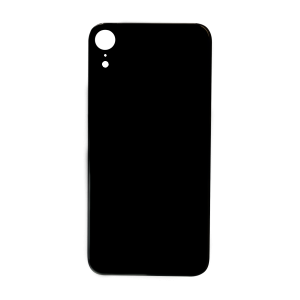 Glass Back For iPhone XR Plain in Black