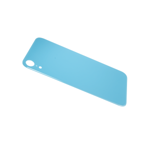Glass Back For iPhone XR Plain in Blue