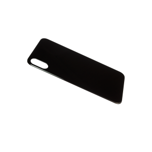 Glass Back For iPhone XS Plain in Black