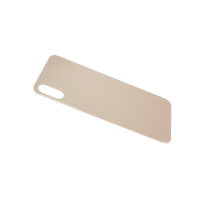 Glass Back For iPhone XS Max Plain in Gold