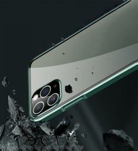 Case For iPhone 12 in Silver Full Cover