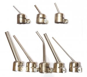 Angled Nozzle Set For Hot Air Rework Station 8 Piece