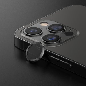 Camera Protectors For iPhone 12 Pro Max Set Of 3 Glass Black