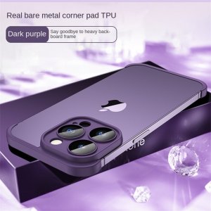 Corner Pad Protection For iPhone 14 Plus in Purple