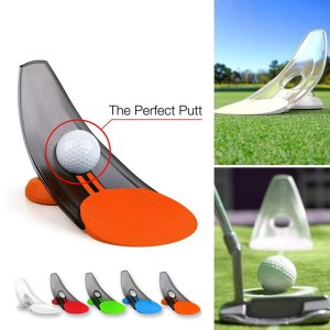 Foldable Golf Putter Putting Speed Accuracy Exerciser Training Accessory White