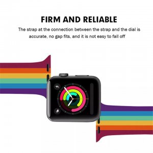 Sport Strap For Apple Watch 38mm 40mm Gay Pride Rainbow Series 5 4 3 2