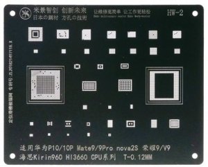 Reballing Stencil For Huawei P10 Pro Mate 9 Pro Mijing BGA HW 2