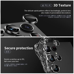 Camera Protectors For Samsung S22 Ultra Set of 5 Green