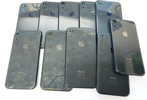 Pack Of 10 X Used and Damaged Genuine Back Housings For iPhone XR