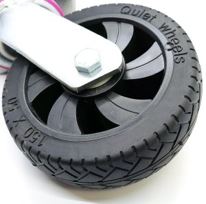 6 Inch 150mm Heavy Duty Rubber Swivel Castor Wheel For Trolley Dolly Caster