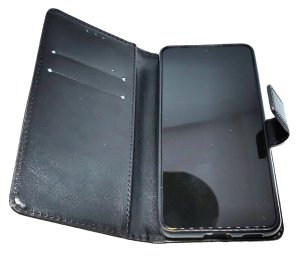 Case For Samsung S21 Ultra S30 Ultra PU Leather Flip Wallet Black
