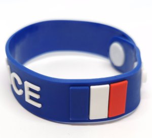 Silicone Wristband France Team