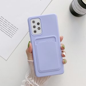Case For Samsung A32 5G With Card Holder in Lavender