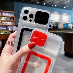 Case For iPhone 13 in Red Camera Lens Protection