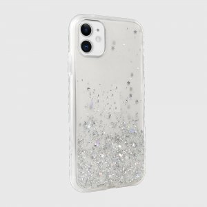 Case For iPhone 11 Switcheasy White Starfield Quicksand Style
