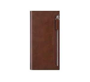 Case For iPhone 12 12 pro in Brown Molancano Pouch Zip