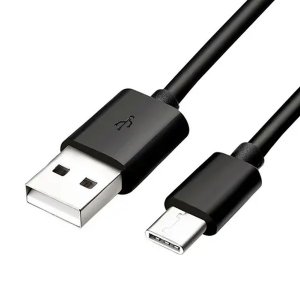Type C Fast Charge Cable Black 1.2M