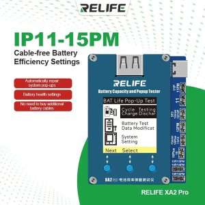 Relife XA2 Pro iP11-15PM Battery Capacity and Popup Tester