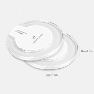 Wireless Charging Pad Minimalism Thin Light in White