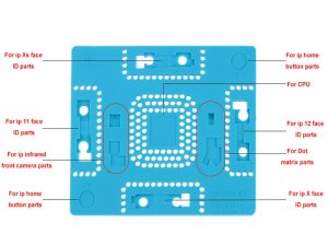 Magic Pad Heat Resistant Work Mat For Face ID Camera Home Button Dot Matrix CPU