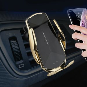 Wireless Charger With Automatic Smart Sensor in Black