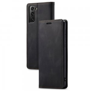 Case For Samsung S21 Ultra S30 Ultra PU Leather Flip Wallet Black