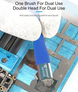 Sunshine SS-022B Double Head Dual Purpose Logicboard Motherboard Cleaning Brush
