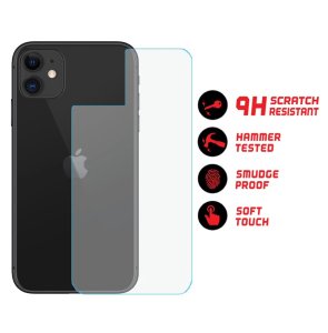 Back Protector For iPhone 13 Mini Rear Tempered Glass Protection