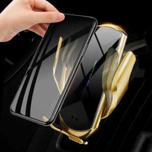 Wireless Charger With Automatic Smart Sensor in Black