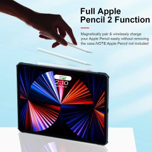 Case For iPad Air 4 10.9 2020 with Apple Pencil Support Black XUNDD