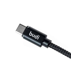 Budi 1m PD 65W USB Type-C to Type-C Reversible Alluminum Shell Braided Cable
