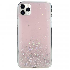 Case For iPhone 11 Pro Switcheasy Pink Starfield Quicksand Style