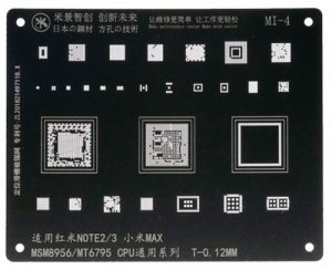 Reballing Stencil For Xiaomi Note 2 3 Mijing BGA mi4