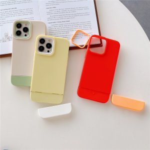 Case For iPhone 12 12 Pro 3 in 1 Designer in Red Orange
