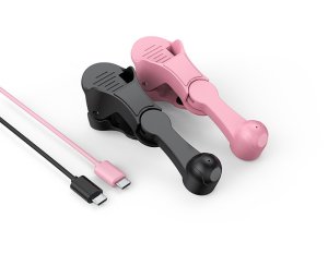 Auto Clicker Phone Tap Machine Fast Tapper Game Farm Liker Device Pink