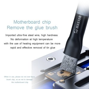 Glue Removal Steel Brush Mechanic For Phone Motherboard IC Glue